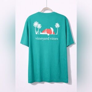 Vineyard Vines Men’s Green Pocket T-Shirt XXL 100% Cotton Short Sleeve